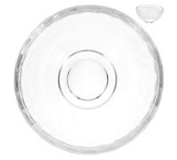 BESTYASH Small Clear Mixing Bowl for Salon Facial Masks Spa Crystal Bowl for Beauty Salon Tools Practical Glass Container for Skincare and Hair Removal Use