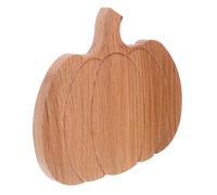 BESTYASH Small Pumpkin Shaped Oak Cutting Board for Meal Prep and Charcuterie Lightweight Portable Snack Tray Multifunctional Kitchen Cheese Serving Platter for Halloween and Thanksgiving