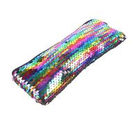 BESTYASH Small Sequin Makeup Bag Stylish Handheld Cosmetic Storage Pouch for Travel for Toiletries Electronics and More Convenient Glitter Makeup Organizer