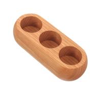 BESTYASH Solid Wood Essential Oil Bottle Display Box Storage Rack for Desk Wooden Essential Oils Display Holder Multi-slot Design
