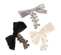 BESTYASH Spiral Telephone Cord Hair Ties with Bowknot Elastic No-damage Ponytail Holders for Women and Versatile Bubble Braid and Ponytail Styling Hair Accessories