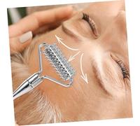 BESTYASH Stainless Steel Eye Cream Applicator Stick Metal Facial Massage Roller for Skin Tightening and Absorption Enhancement Silver Handheld Tool for Eye and Face Muscle Relaxation and