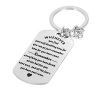 BESTYASH Stainless Steel Graduation Keychain 2025 for College University High School Graduates Inspirational Tag for Him Her Multipurpose Keyring Backpack Pendant Practical Graduation Gift