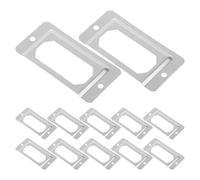 BESTYASH Stainless Steel Label Holder Frames 50Pcs for Office Drawer Cabinet Storage with Easy Insert and Remove Design