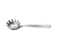 BESTYASH Stainless Steel Pasta Fork with Teeth Noodles Server Spoon for Scooping Spaghetti and Ramen Multiuse Strainer for Home Cooking and Kitchen Use