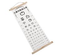 BESTYASH Standard Visual Testing Chart for Eye Exam Canvas Eye Chart for Home School Kindergarten and Clinic Use Distance Eyesight Measurement