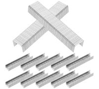 BESTYASH Staples with Flexibility and Reduced Breaks Carbon Steel Heavy Duty 1000pcs Flat Type Metal Staples for Woodworking and Upholstery for Professional Use