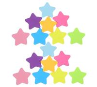 BESTYASH Star Writing Pads Colorful 16pcs Paper Note Tabs Portable Design with Strong Adhesion for Office and Study