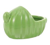 BESTYASH Sturdy Ceramic Hamster Bathtub and Small Animal Sand Bath Container Suitable for Rabbits Cats and Dogs As Food Bowl and Resting Spot