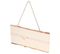 BESTYASH Sturdy DIY Wooden Sign Blank Board for Store Decoration, Unfinished Wood Plaque with Hanging Feature, for Business and Shop Displays