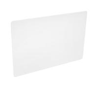 BESTYASH Tempered and Environments and Professional Intensive Glass Mousepad with Non-slip Stable Base Scrape Resistant White One-piece Design