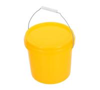 BESTYASH Thickened Pp round Storage Pail for Household Use Heavy Duty Plastic Bucket 5l with Leakproof Lid and Handle Space-saving Sealed Container for Water, Oil, Milk and More