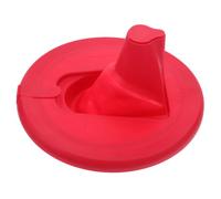 BESTYASH Tpr Folding Paint Can Lid Cover with Anti-drip Spout and Space-saving Design for 1-gallon Buckets, Red Airtight Bucket Lid for Paint Projects and Professional Use