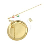 BESTYASH Traditional Chinese Medicine Small Copper Scale Accurate Gram Scale for Food Weighing Retro Style Corrosion Resistant with Simple Markings Precision Balance for Herbs and Kitchen