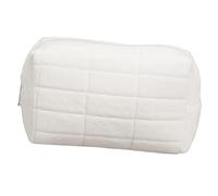 BESTYASH Travel Polyester Makeup Bag Durable Cosmetic Organizer with Capacity for Toiletries Daily Essentials Portable Clutch Pure