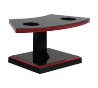 BESTYASH Two Hole Ice Cream Cone Holder Stand with Stable Base Material Dessert Display Rack for Cafes Restaurants Parties Buffet Food Presentation Double Cone Display Organizer
