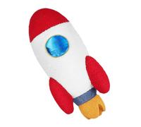 BESTYASH Ultrasoft Rocket Ship Pillow Plush Cushion for Nursery Room Decor Space Themed Throw Pillow for Bedtime Cuddles and Play Cozy Rocket Shaped Stuffed for Comfortable Sleep and Room