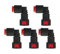 BESTYASH Urea Pump Quick Connect Coupler Elbow Joint 5pcs Plastic Hose Connector with High Pressure Resistance and Good Durability for Def Pump Injection Line in Exhaust Control Systems