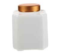 BESTYASH Vintage Ceramic Tea Jar with Lid Sealed Storage Canister for Kitchen Spice Coffee Condiment Multipurpose Decorative Retro Style Easy Clean Ceramic Canisters