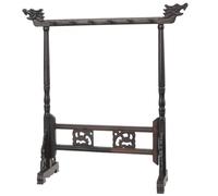 BESTYASH Vintage Coffee Plastic Brush Pen Holder with Airing Moisture Feature and Lightweight Design, Practical Calligraphy Brush Rest Suitable for Desk Organiser and Office Use