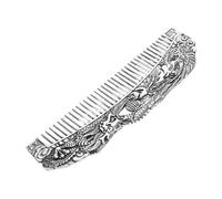 BESTYASH Vintage Dragon Carved Comb Decorative Metal Hair Styling Tool for Men and Women Travel-friendly Design Construction for Special Occasions