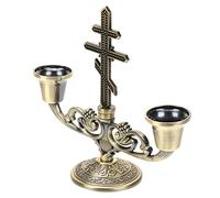 BESTYASH Vintage European Style Double Headed Metal Candle Stand for Weddings and Parties Elegant Home Decor Candlestick Holder for Banquets Candlelight Dinners and Cozy Ambiance