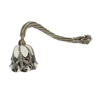 BESTYASH Vintage Rhinestone Candle Extinguisher Tool with Long Handle Dome Shaped Snuffer for Safe Extinguishing of Tealight Scented and Aroma Candle Wicks Comfortable Grip Design