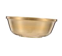 BESTYASH Vintage Tibetan Metal Buddhist Water Offering Cup Smooth Temple Bowl for Meditation Home and Zen Room Collectible