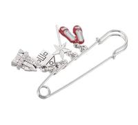 BESTYASH Vintage Wizard Wand and Castle Brooch Pin for Women Metal Magical Theme Lapel Pin Versatile Fashion Accessory for Party Celebration and Casual Outfits Friends and Family