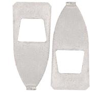 BESTYASH Violin Bow Tips to Protect Bow 2pcs Metal Replacement Parts Versatile Accessory Silver Colour for Stringed Instruments Suitable for Music Schools, Teachers and Students