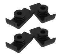 BESTYASH Walker Ski Glides Replacement Feet Balance and Minimise Floor Damage 4pcs Shock-Absorbing Plastic Pads Fit 1-1/8" Tube Diameter for Folding Walkers and Rollators for Indoor