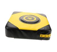 BESTYASH Wall Mounted Boxing Pad and Yellow PU Kick Cushion Large Size for Taekwondo Kicking and Punching Training at Home