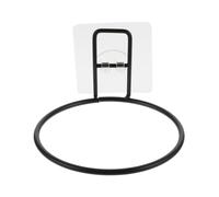 BESTYASH Wall-mounted Pet Feeder Holder Plastic and Iron Food Bowl Mount with Nail-free Stickers Prevents Food from Getting Caught Suitable for Cats and Pets in House