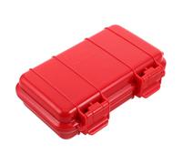 BESTYASH Waterproof Portable Storage Box for Mobile Phones and Gadgets, Lightweight Shockproof Abs Case Secure Seal, for Camping and Outdoor Sports in Red
