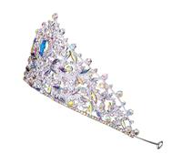 BESTYASH Wedding Bride Crown Rhinestone Headband for Women Bridal Hair Accessories for Wedding Ceremony Birthday Party Elegant Crown Design