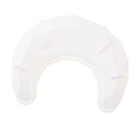 BESTYASH White Moon Shape Silicone Cake Mold Creative Mousse Dessert Baking Pan Large Non Stick Mooncake Mold for Cake Shops and Home Use Baking Enthusiasts