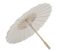 BESTYASH White Paper Umbrella Parasol for Hand Painting, Smooth Surface, Oil Paper Rainproof, Photo Performance Prop, Bridal Accessory