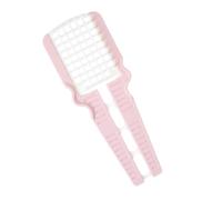BESTYASH Wide Tooth Folding Comb Silicone Scalp Massager for Root Lifting and Volumizing Hair Styling Portable Hairbrush for High Crown Effect and Gentle Scalp Massage