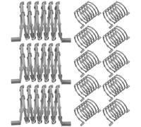 BESTYASH Wire Fence 20Pcs Plastic Barbed Wire Coils Featuring Sturdy Springs for Building Block Military Base and Security Gate Scenery