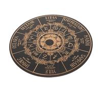 BESTYASH Witch Pendulum Board Dowsing Tool for Divination Meditation Metaphysical Supplies for Altar Decoration Spiritual Exploration for Birthdays Special Occasions