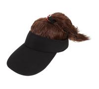 BESTYASH Womens Summer Hats Sun Hat Realistic Wig Cap Comfortable Breathable Fashionable for Outdoor Beach Picnic