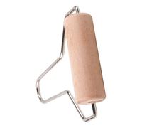 BESTYASH Wooden Clay Roller Specifically Designed for Polymer Clay with Stainless Steel Handle, Versatile Crafting Tool for Pottery Enthusiasts at Home Or School, Sturdy Wood Dough Roller