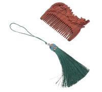 BESTYASH Wooden Comb Handmade Sandalwood Static Hair Detangling Comb with Zodiac Design Gentle Scalp Cleaning for First Birthday