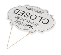 BESTYASH Wooden Open Closed Door Sign Double-sided Reversible Business Hanging Sign for Shop Store Restaurant with Bold Lettering Easy Installation Decorative Pendant