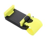 BESTYASH Yellow Steering Wheel Phone Holder Car Steering Wheel Phone Mount Universal Mobile Rack Compatible with Gps Navigation for Driving Use