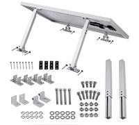 BestYiJo Adjustable Solar Panel Tilt Mount Brackets for 100W-600W Solar Panels, 15 to 30 Degrees, RV Roof Flat Surface Aluminum Mounting Set