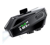 BestYiJo Motorcycle Bluetooth Headset Two-Way Motorcycle Intercom, 5.4Bluetooth Headset, Waterproof Noise Cancelling Voice Assistant Helmet Communication System, Automatic Answering