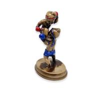 BestySuperStore Muay Thai 5½" High Tai Khao Phra Sumeru Or Climbing Mount Meru Child Boxers Basic Movement Muaythai Boxing Martial Arts 3D Resin Decorative Figurine Thailand Souvenir Collectible Gift