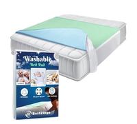 BestZings - Waterproof bedding cover - Incontinence pads - Mattress protector single - Bed pads - Incontinence bed sheets - Single mattress protector - Kylie sheets - 160x90 with winds