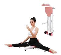 BESUFY Split Machine, Stretching Equipment, Leg Stretcher Machine, Split Machine Trainer for Flexibility, Yoga Ballet Dance And Gymnastics Training Equipment Load Capacity 300lbs Pink with Pad